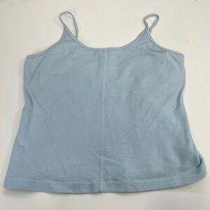 Tangents Light Blue Cami Shelf Bra Medium Activewear Lounge
